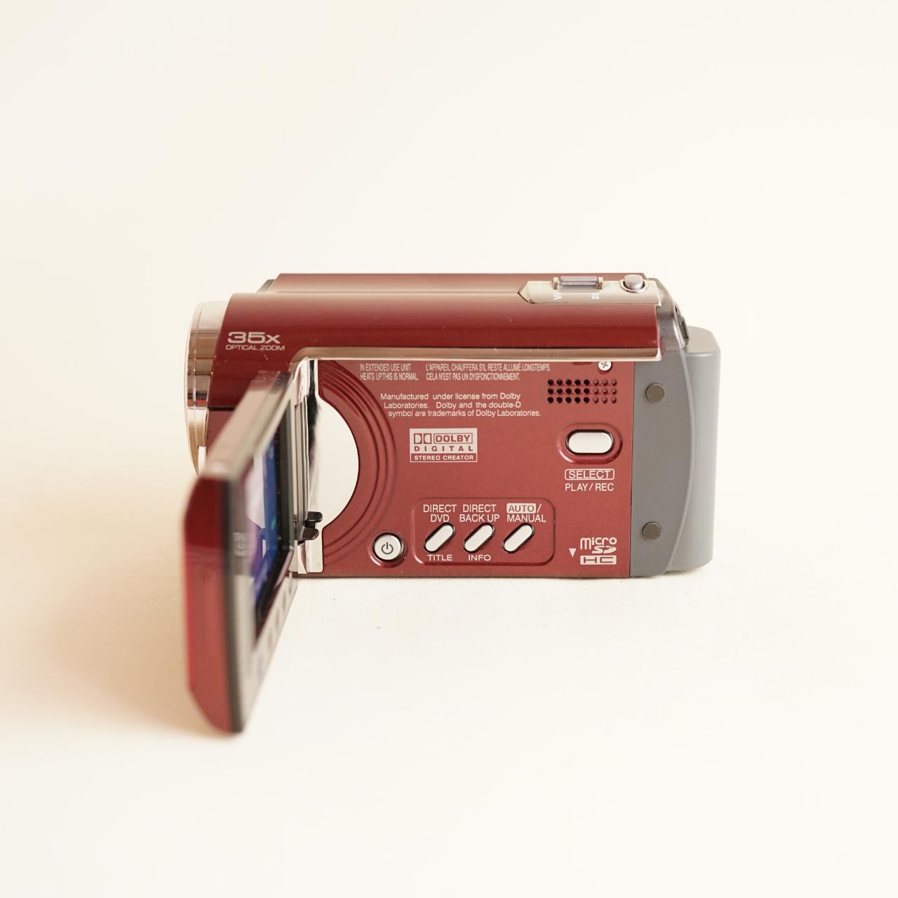 JVC Everio GZ-MG330 Digital Camcorder | 35x Zoom | Tested & Working | Red