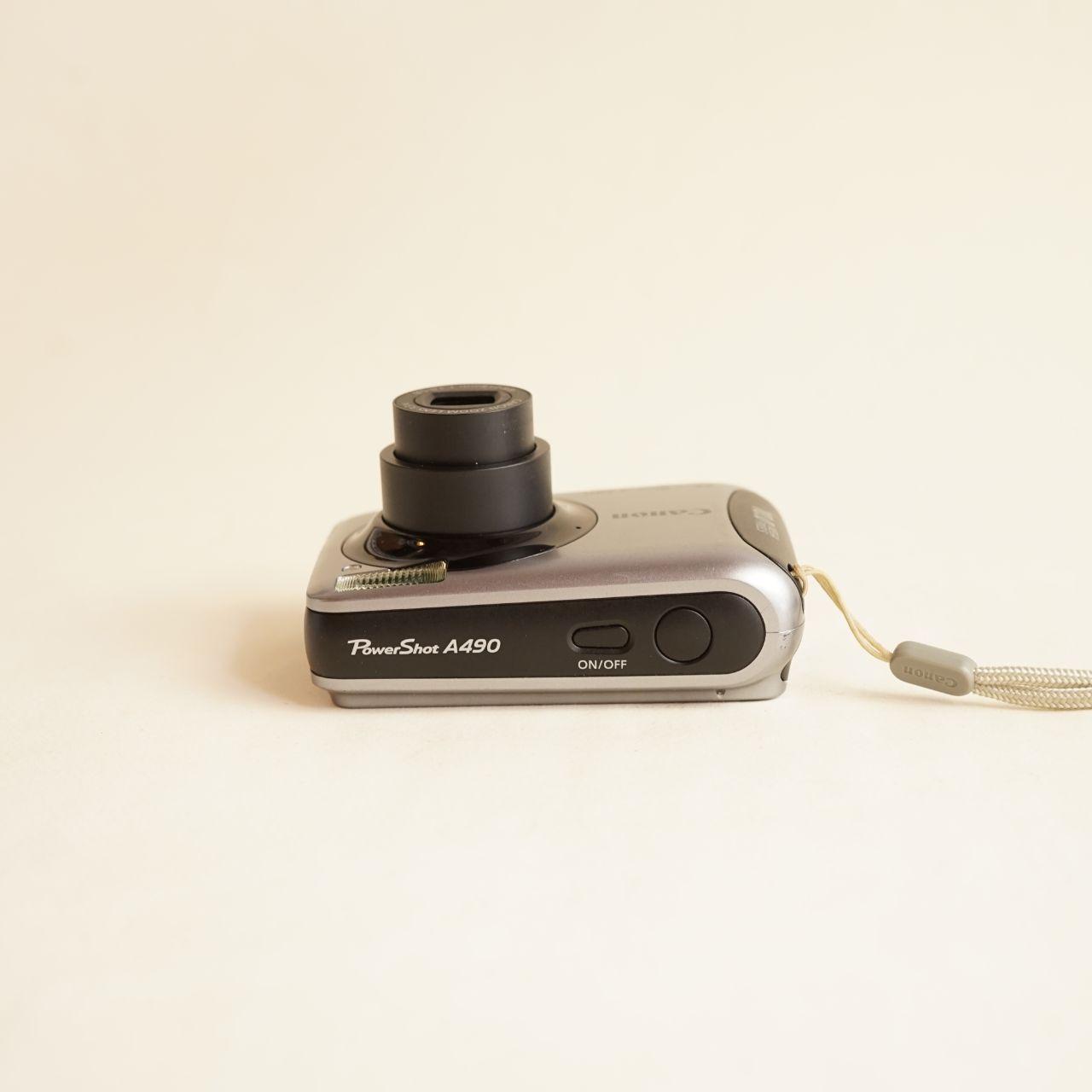 Canon PowerShot A490 Digital Camera | 10.0MP | Tested & Working | Silver