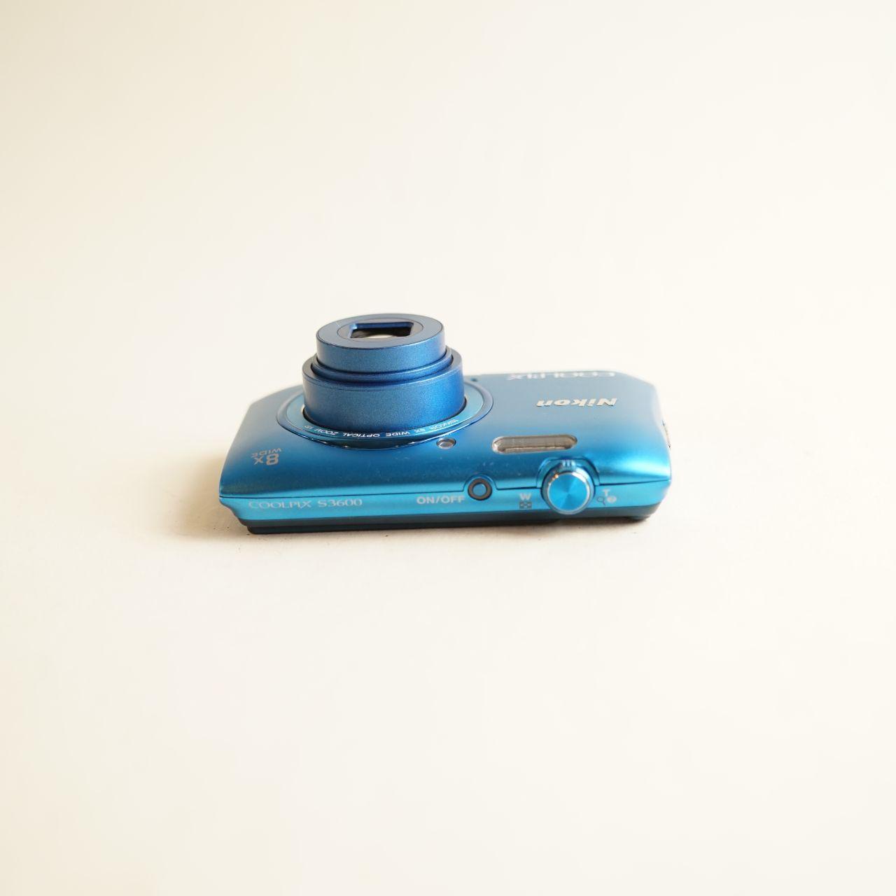 Nikon Coolpix S3600 Digital Camera | 20.1MP | Tested & Working | Blue