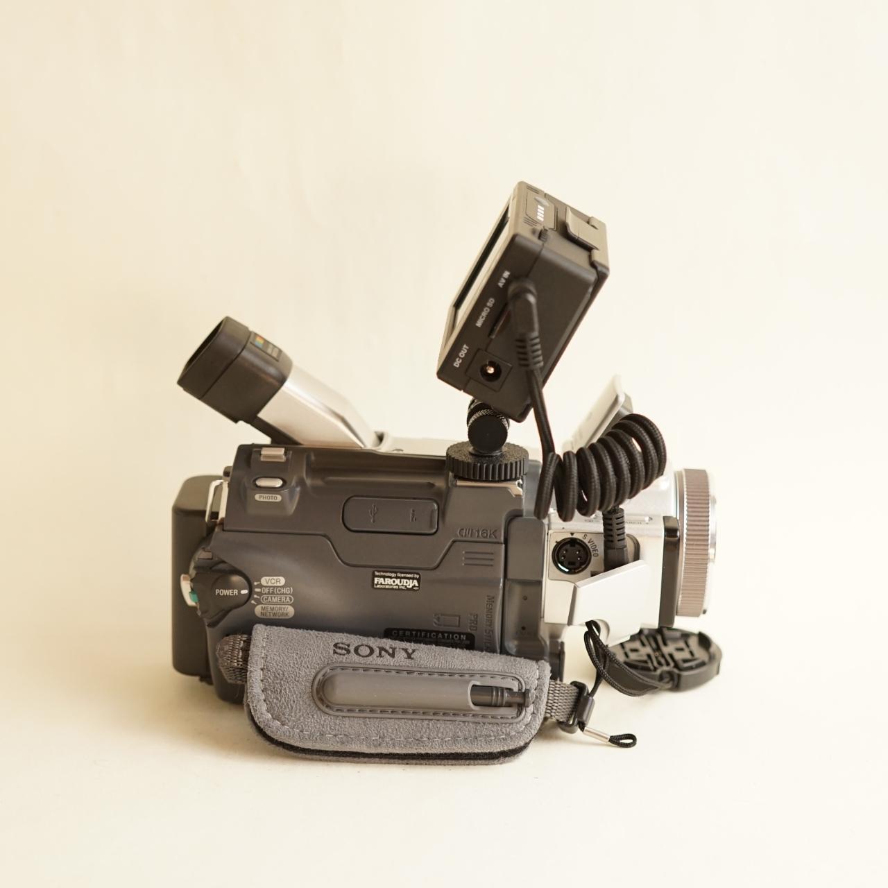 Sony Handycam DCR-TRV70 Digital Camcorder with Tapeless Setup | Tested & Working | Silver & Grey