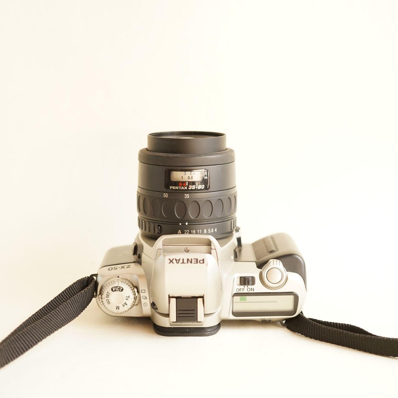 Pentax ZX-50 Film Camera | 35mm SLR | Read Description | Silver