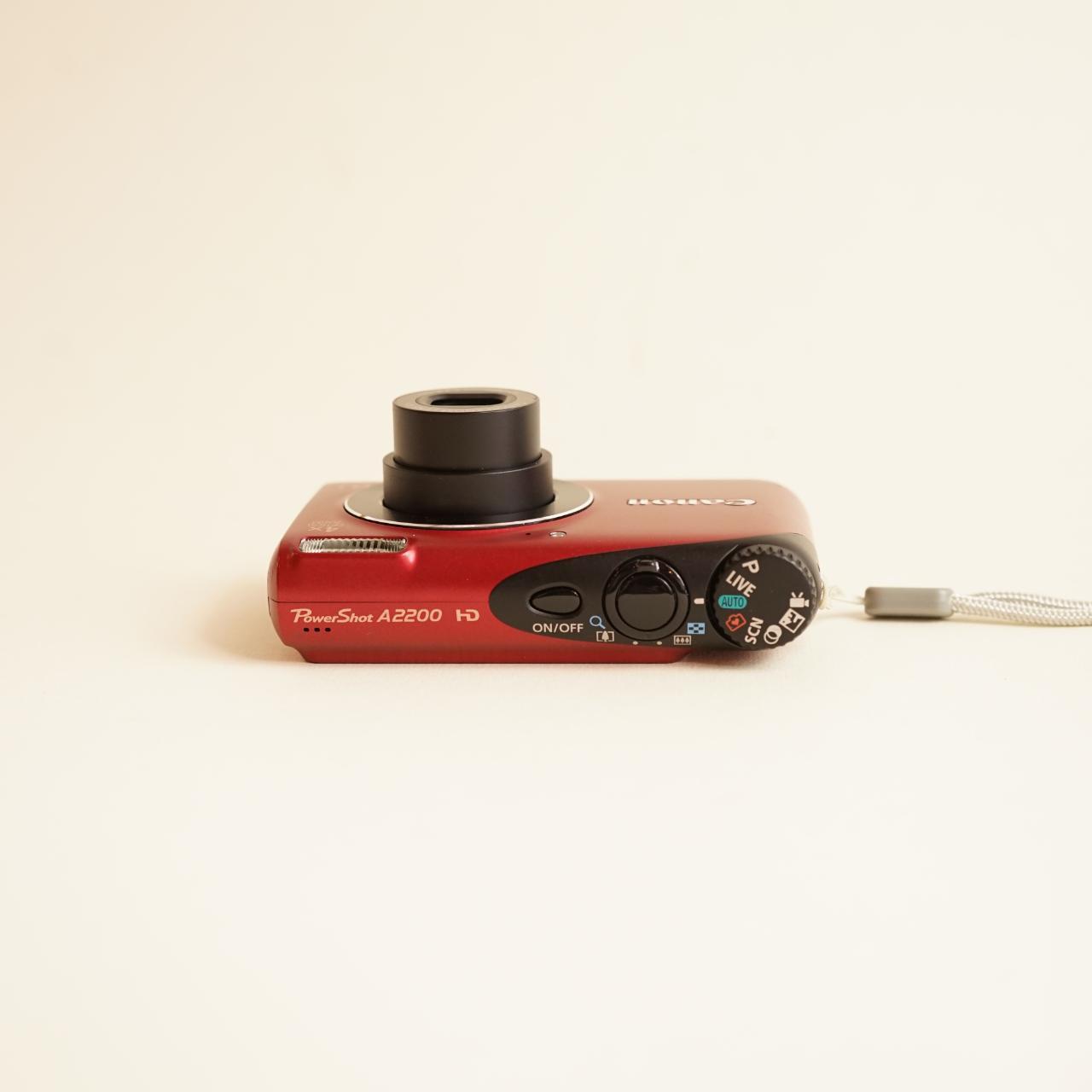 Canon PowerShot A2200 Digital Camera | 14MP | Tested & Working | Red