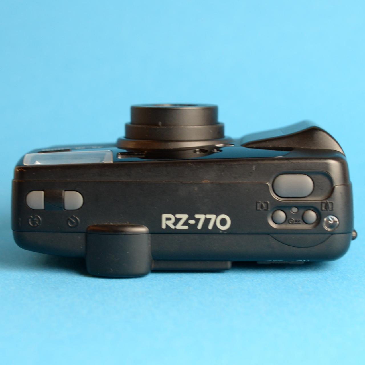 Ricoh RZ-770 Film Camera | 35mm Point and Shoot | Tested and Working w/Warranty | Black