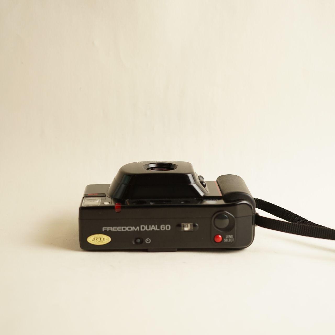 Minolta Freedom Dual 60 Film Camera | 35mm Point & Shoot | Tested & Working | Black