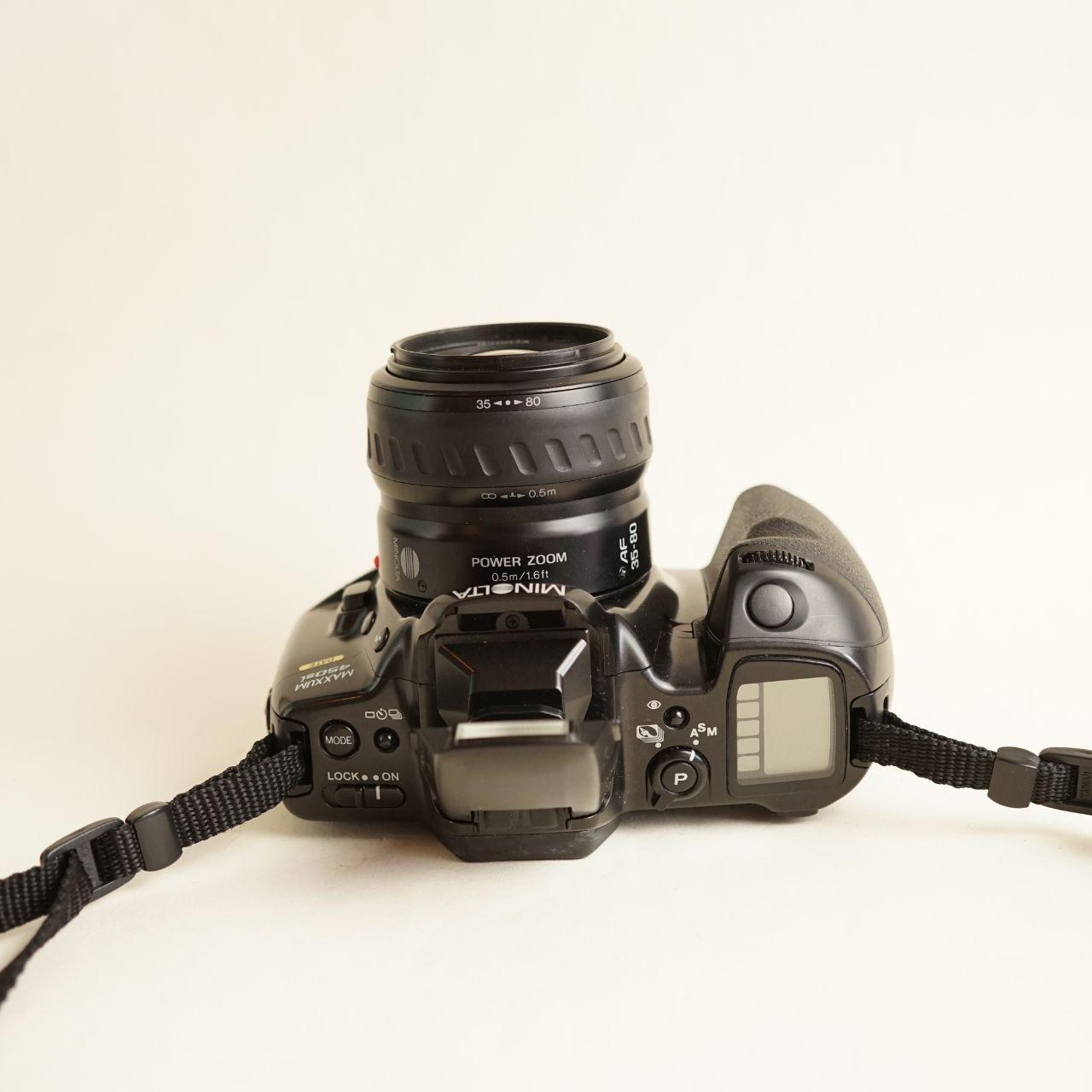 Minolta Maxxum 450si Film Camera with 35–80mm f/4(22)–5.6 Lens | 35mm SLR | Tested & Working | Black