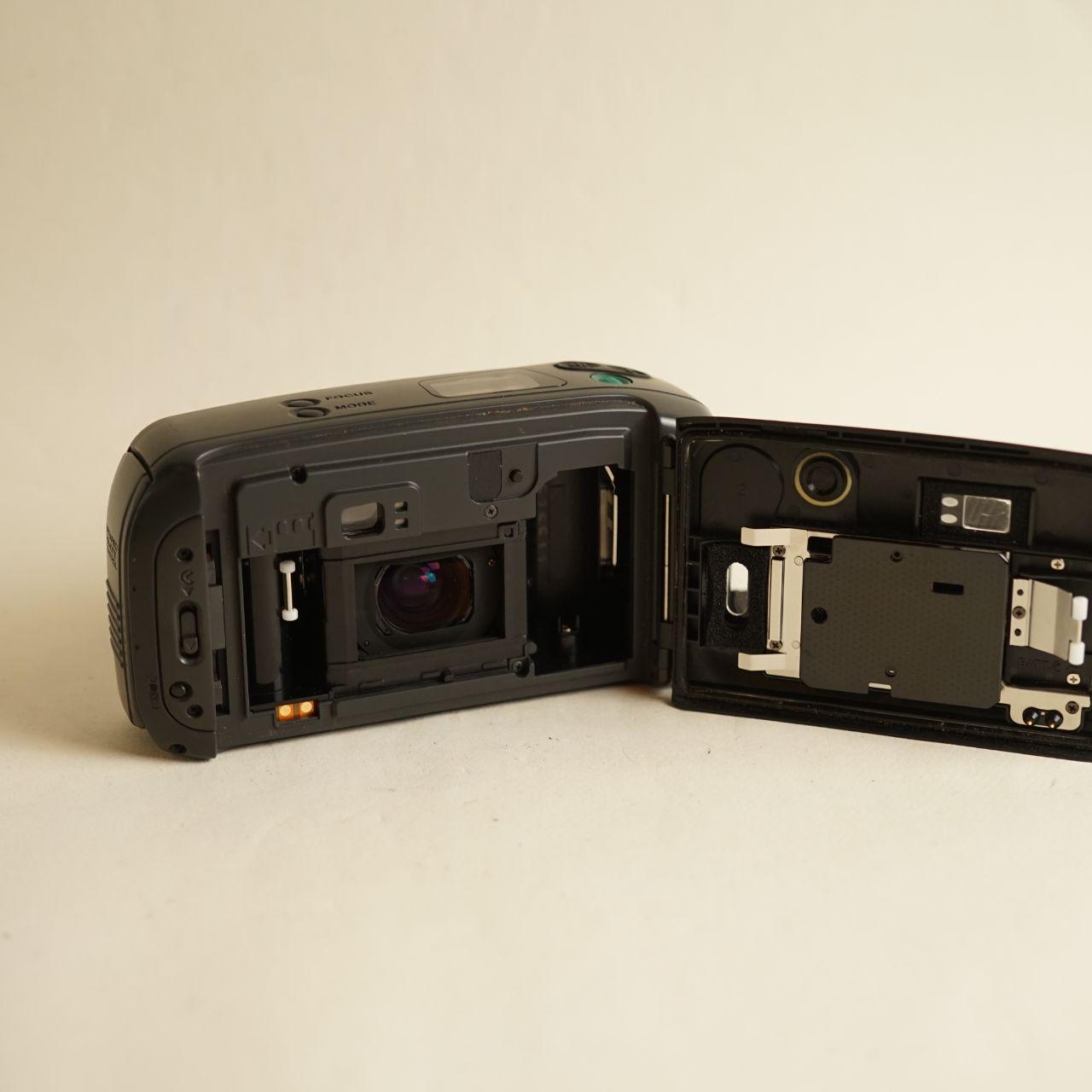 Pentax Zoom 90-WR Film Camera | 35mm Point & Shoot | Tested & Working | Black