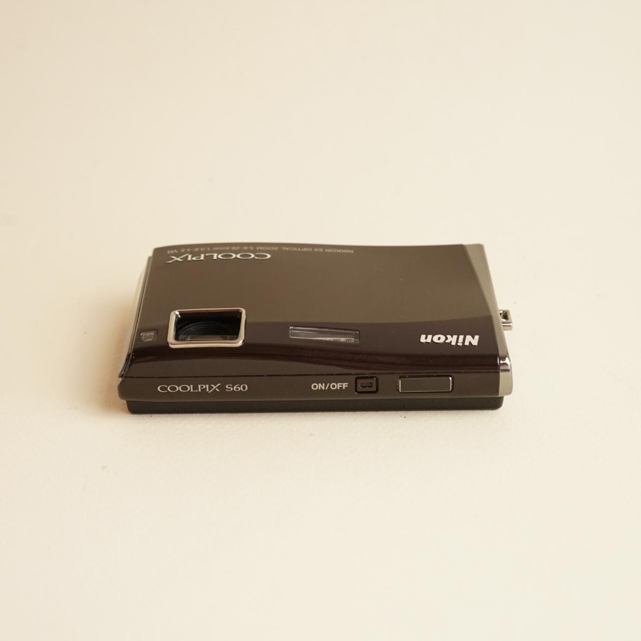 Nikon Coolpix S60 Digital Camera | 10MP | Tested & Working | Brown