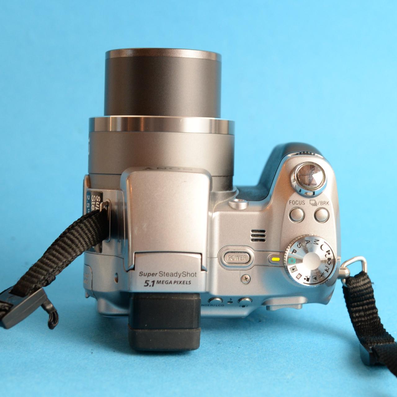Sony Cyber-shot DSC-H1 Digital Camera | 5.1MP | Tested & Working | Silver
