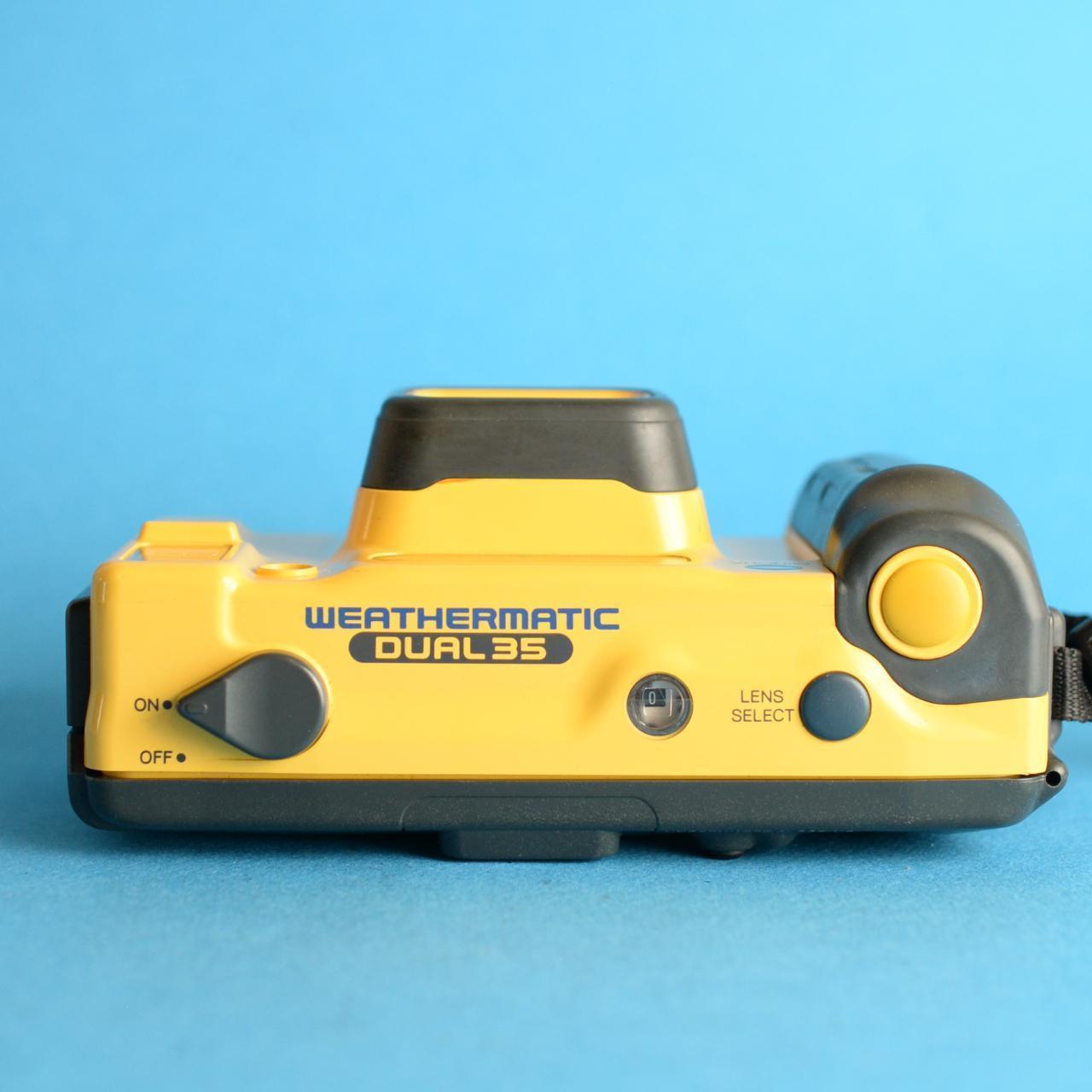 Minolta Weathermatic Dual 35 Film Camera | Tested & Working | Yellow