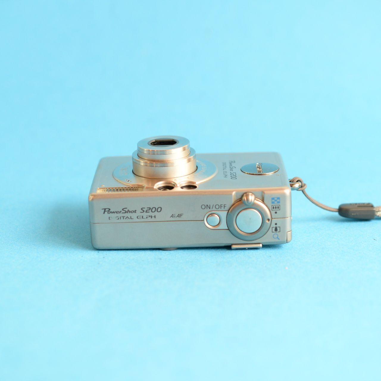 Canon PowerShot S200 Digital Camera | 10.1MP | Tested & Working | Silver