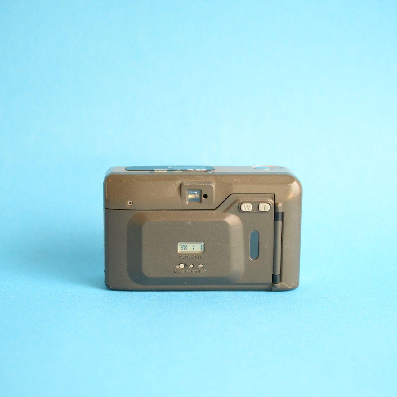 Vivitar PZ3090 Date-A-Print Film Camera | 35mm Point & Shoot | Tested & Working | Gold