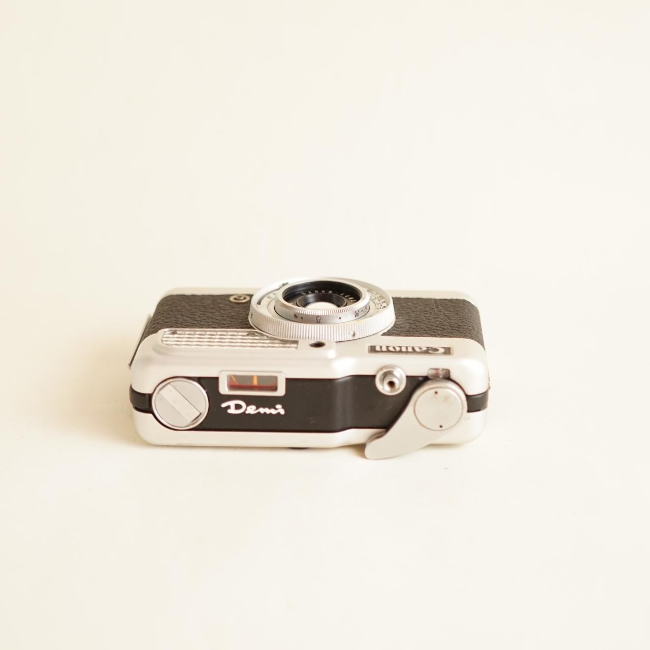 Canon Demi Film Camera | 35mm Half Frame | Tested & Working | Silver & Black