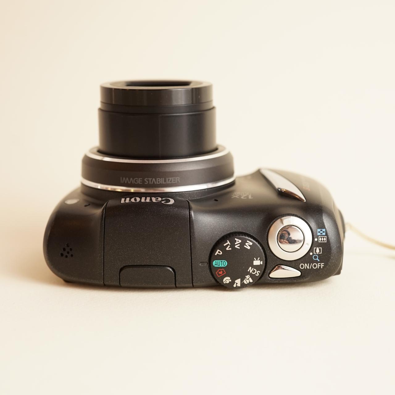 Canon PowerShot SX130 IS Digital Camera | 12.1MP | Tested & Working | Black