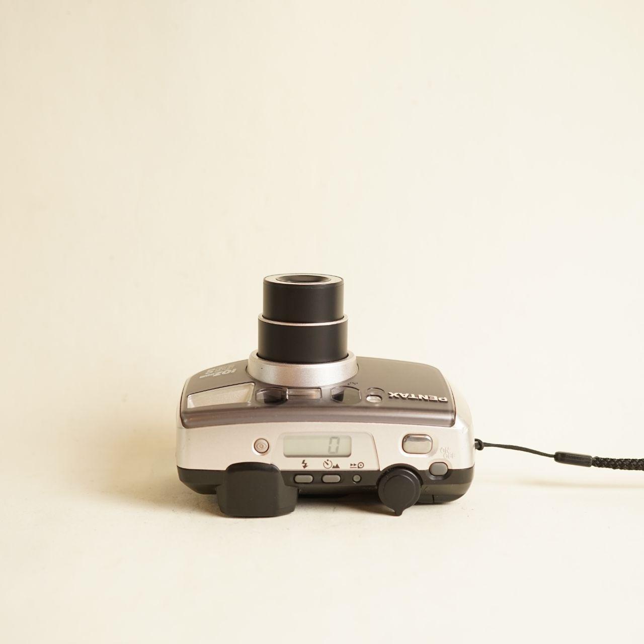 Pentax IQZoom 95S Film Camera | 35mm Point & Shoot | Tested & Working | Black