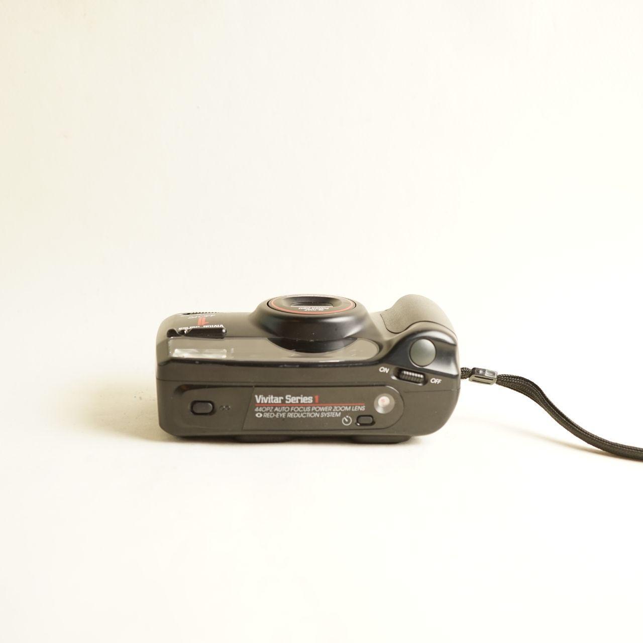 Vivitar Series 1 440 PZ Film Camera | 35mm Point & Shoot | Tested & Working | Black