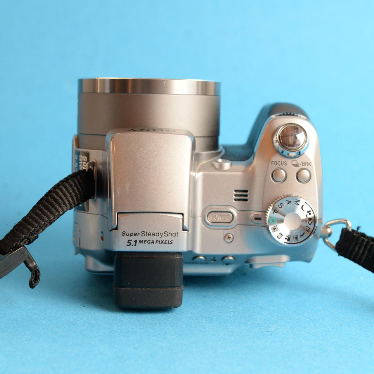 Sony Cyber-shot DSC-H1 Digital Camera | 5.1MP | Tested & Working | Silver