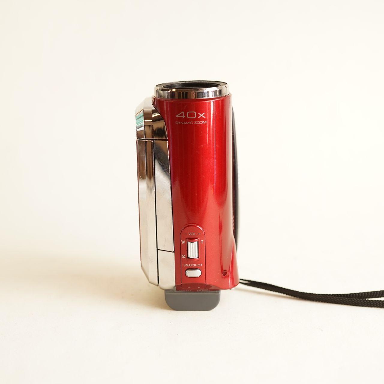 JVC Everio GZ-MS120RU Digital Camcorder | Tested & Working | Red