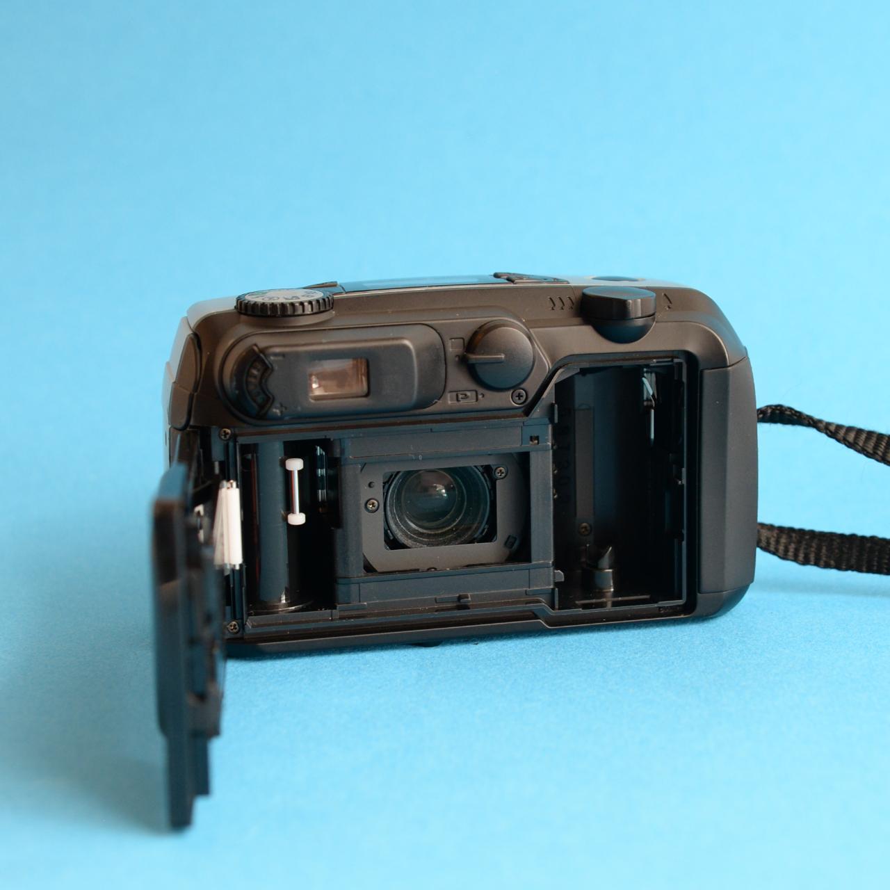 Pentax IQZoom 200 Film Camera | 35mm Point & Shoot | Tested & Working | Silver