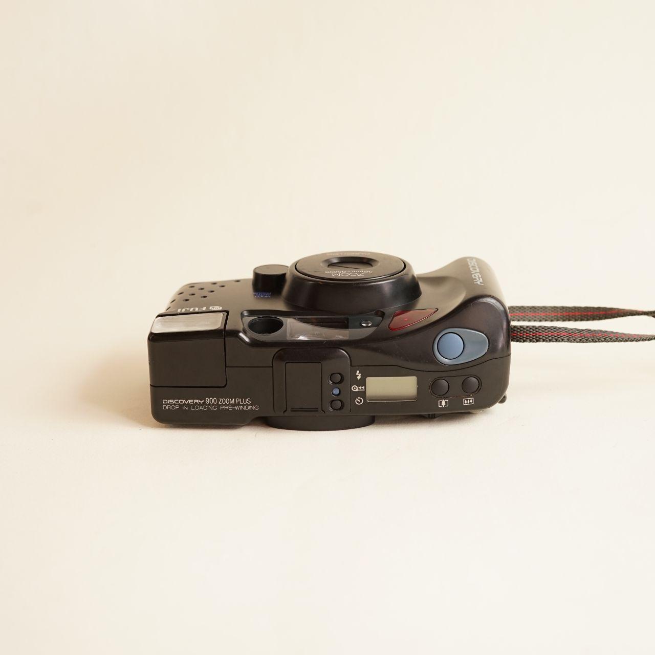 Fujifilm Discovery 900 Zoom Plus Film Camera | 35mm Point & Shoot | Tested & Working | Black