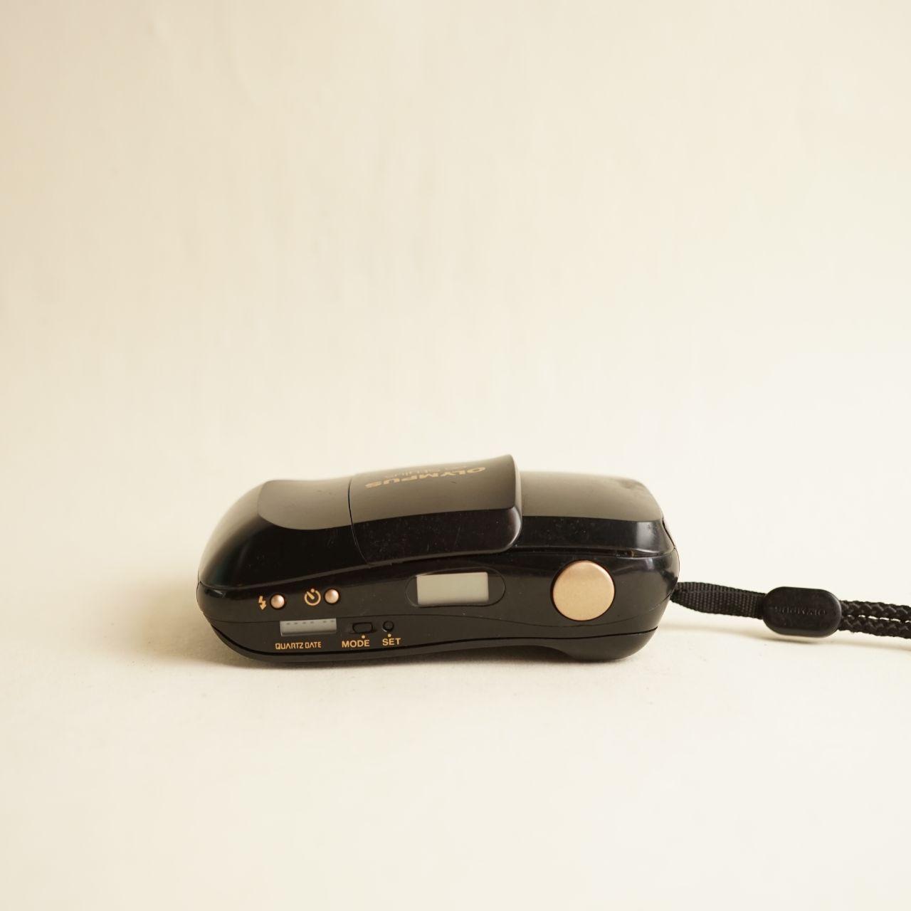 Olympus Infinity Stylus MJU I | Film Camera | 35mm Point & Shoot | Tested & Working | Black