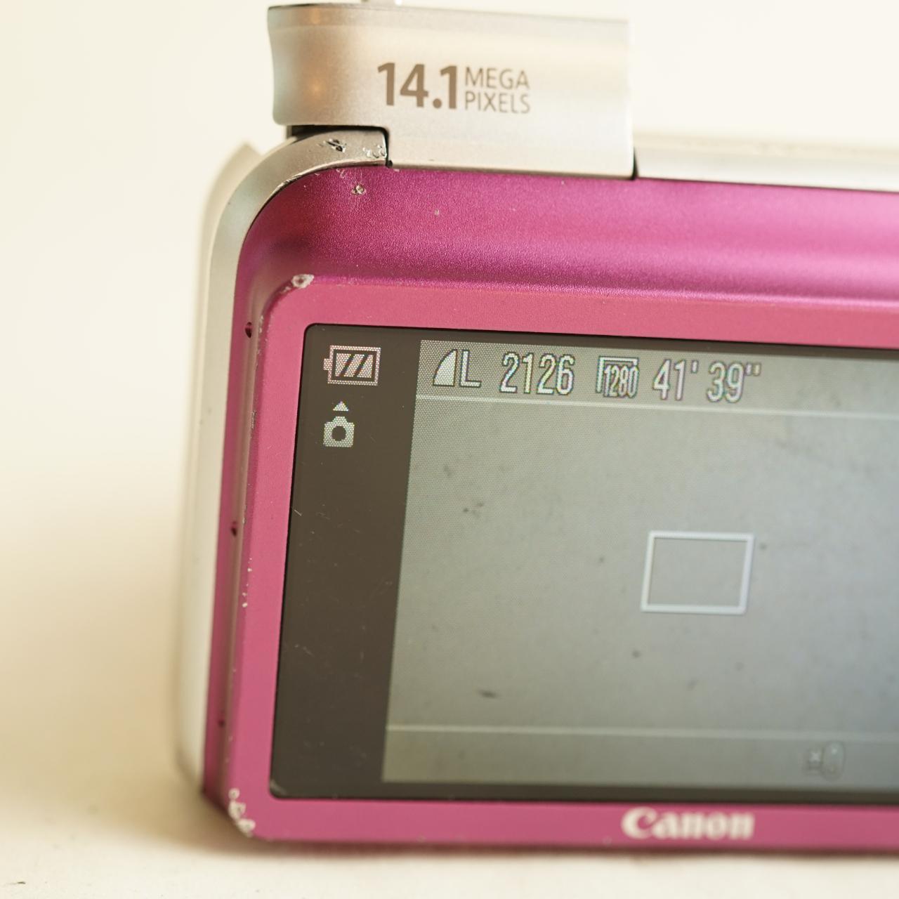 Canon PowerShot SX210 IS Digital Camera | 14.1MP | Tested & Working | Pink