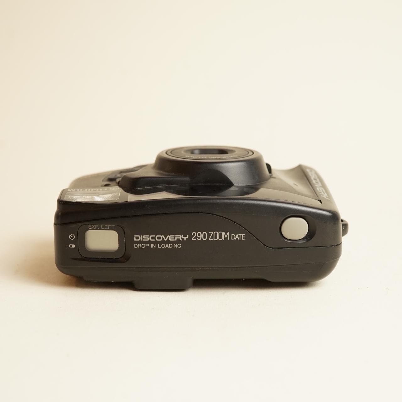 Fujifilm Discovery 290 Zoom Film Camera | 35mm Point & Shoot | Tested & Working | Black
