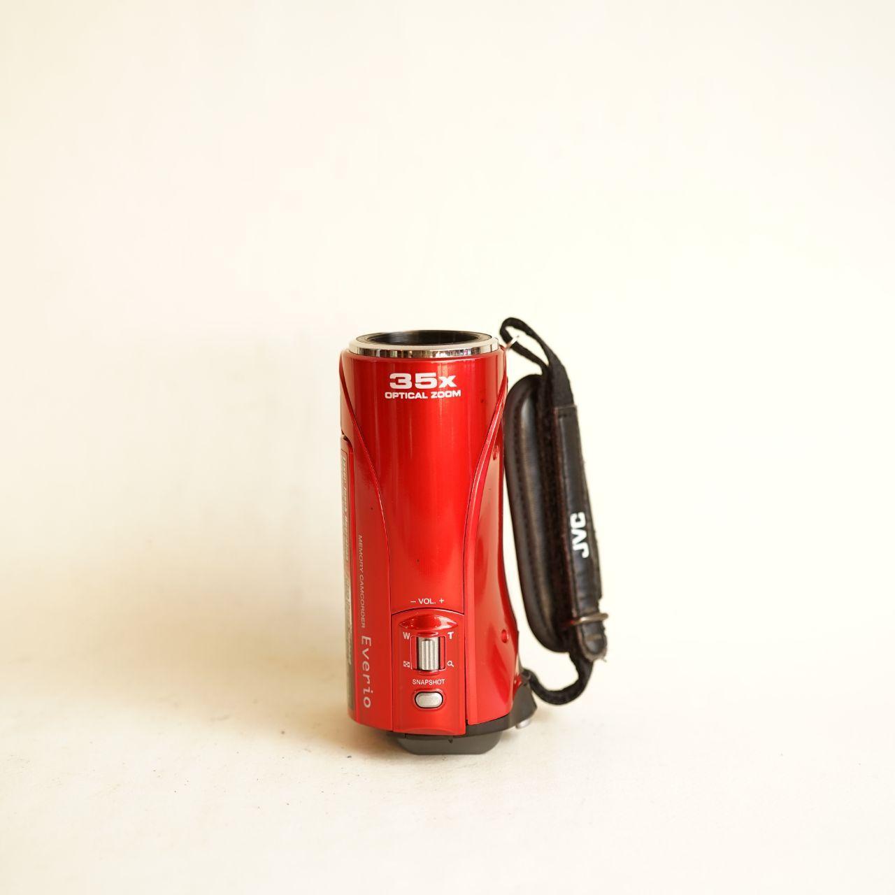 JVC Everio GZ-MS100RU Digital Camcorder | Tested & Working | Red