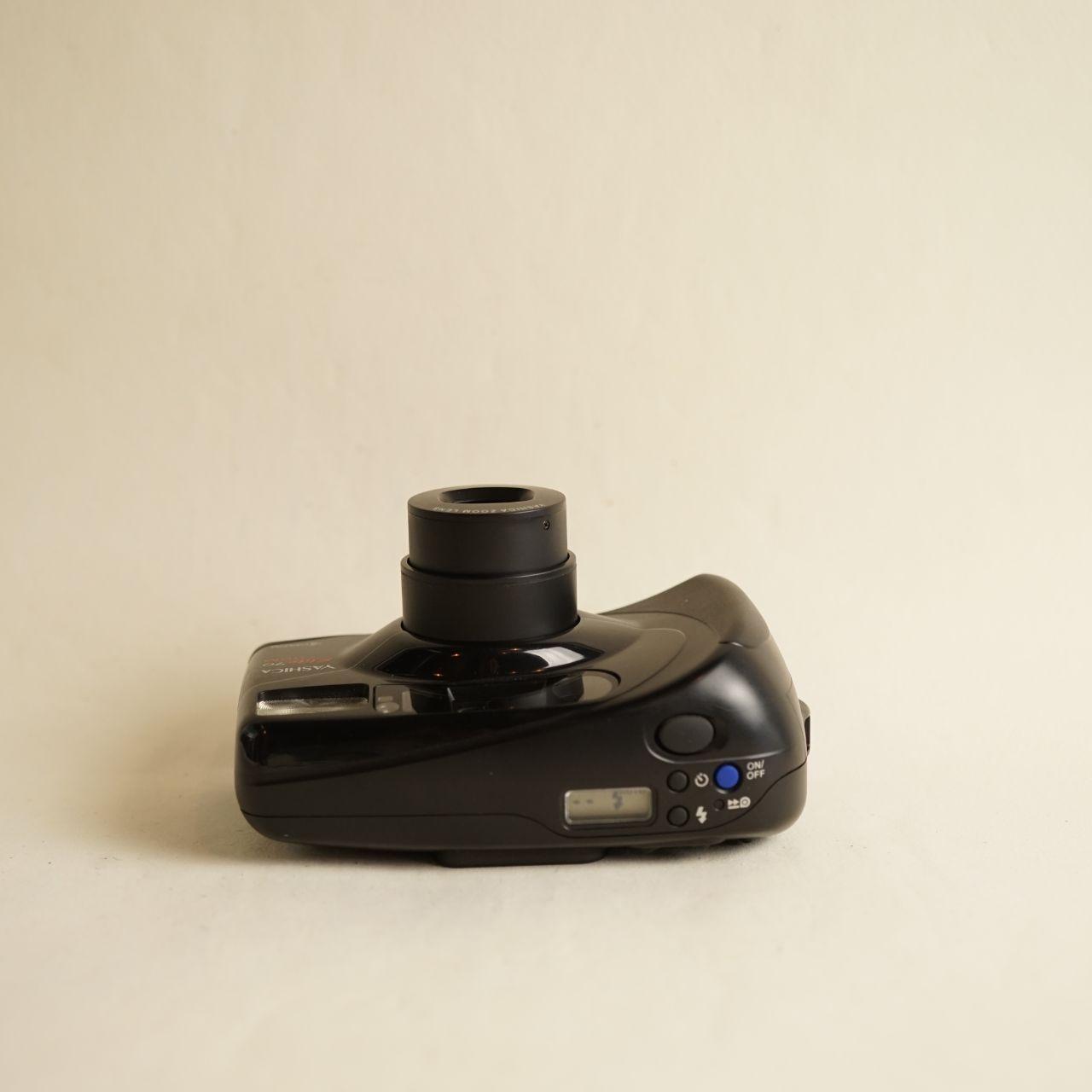 Yashica Elite 70 Zoom Film Camera | 35mm Point & Shoot | Tested & Working | Black