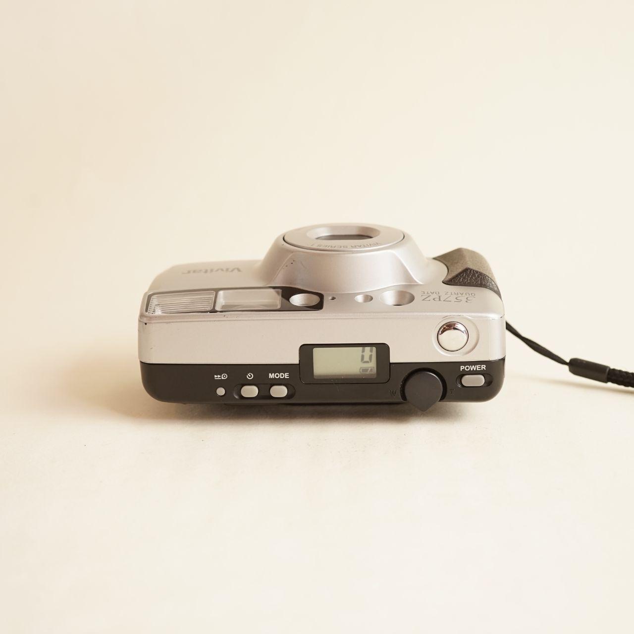 Vivitar 357PZ Film Camera | 35mm Point & Shoot | Tested & Working | Black