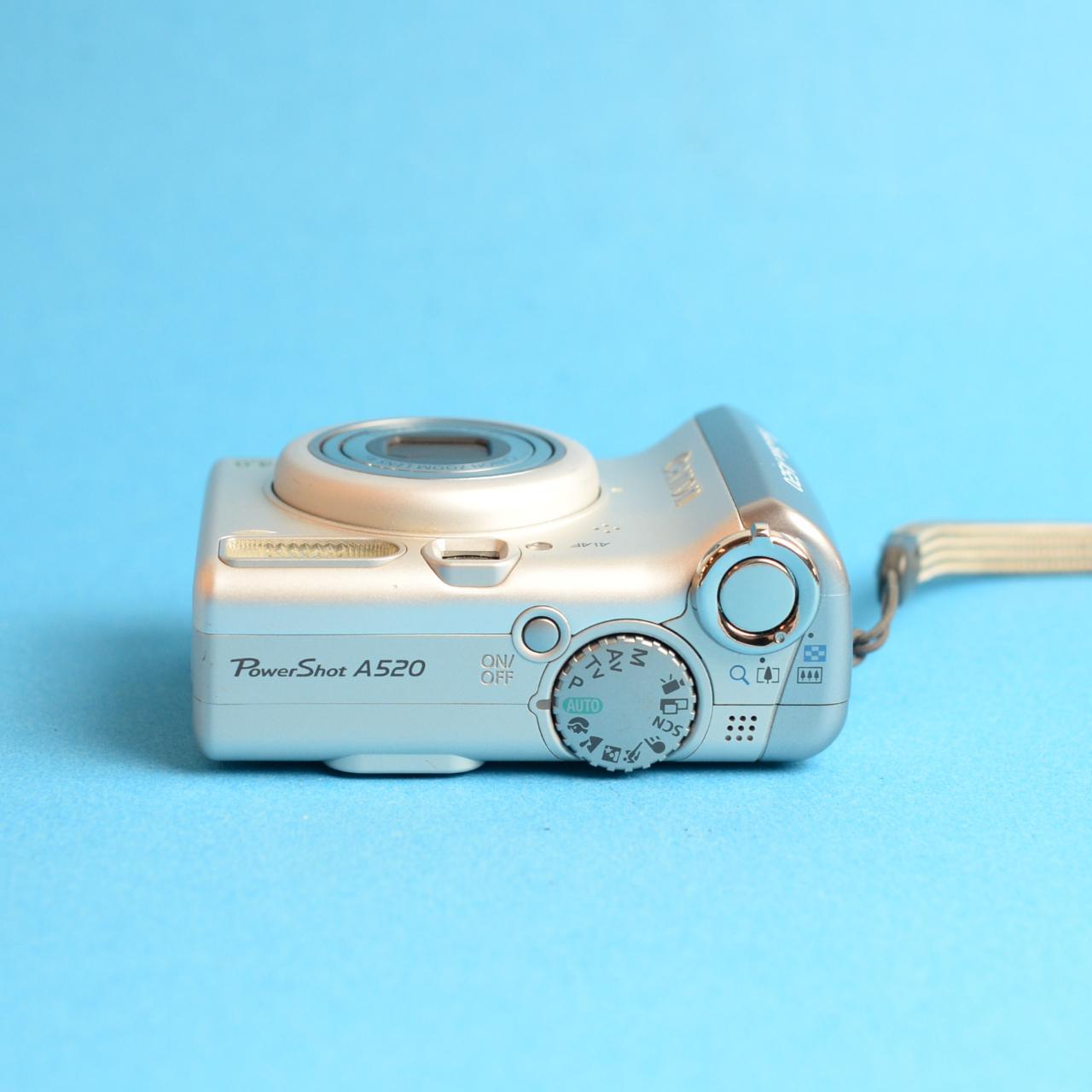 Canon PowerShot A520 Digital Camera | 4.0MP | Tested & Working | Silver
