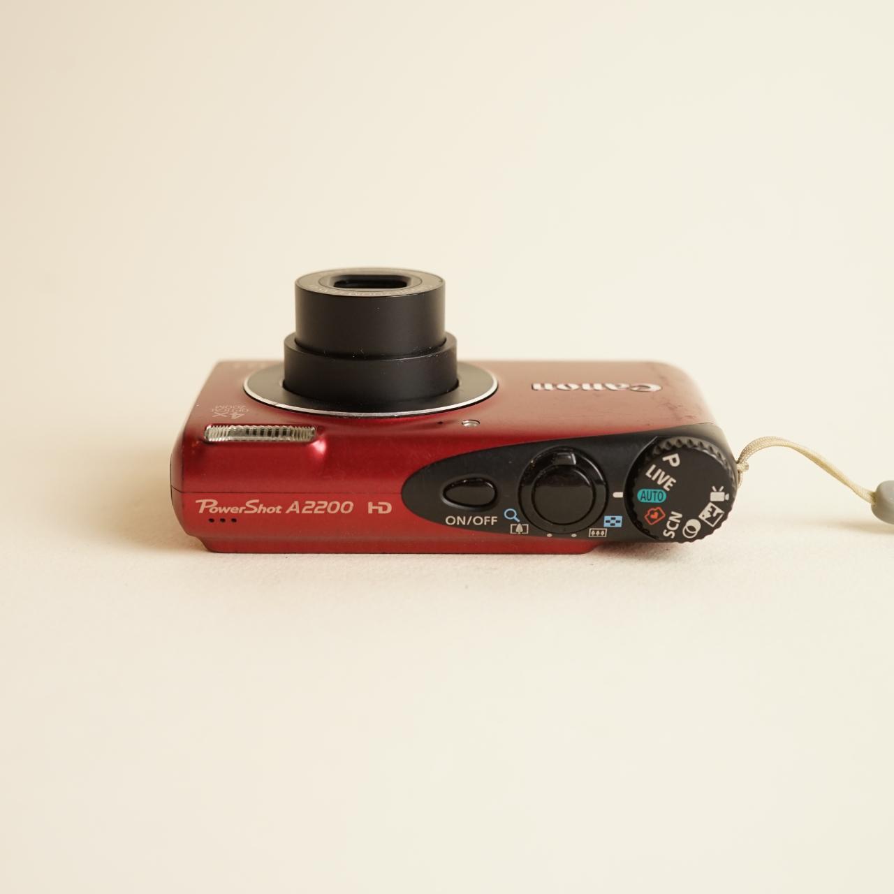 Canon PowerShot A2200 Digital Camera | 14.1MP | Tested & Working | Red