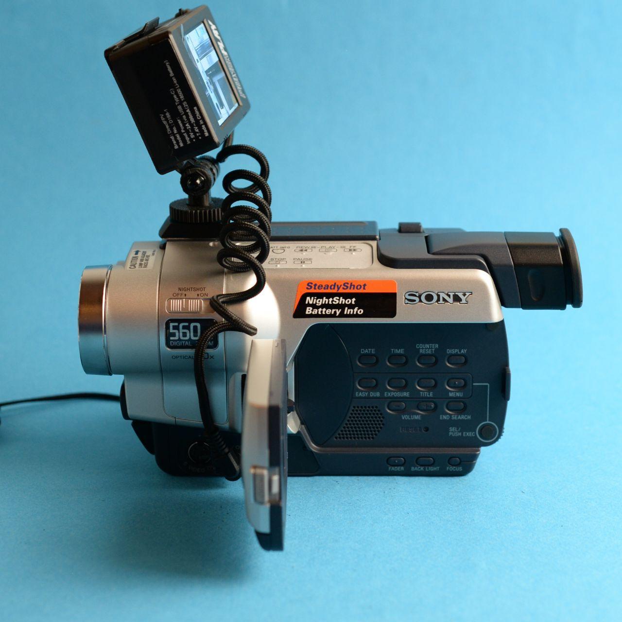 Sony Handycam CCD-TRV318 Camcorder | Tapeless Setup | Tested & Working | Silver