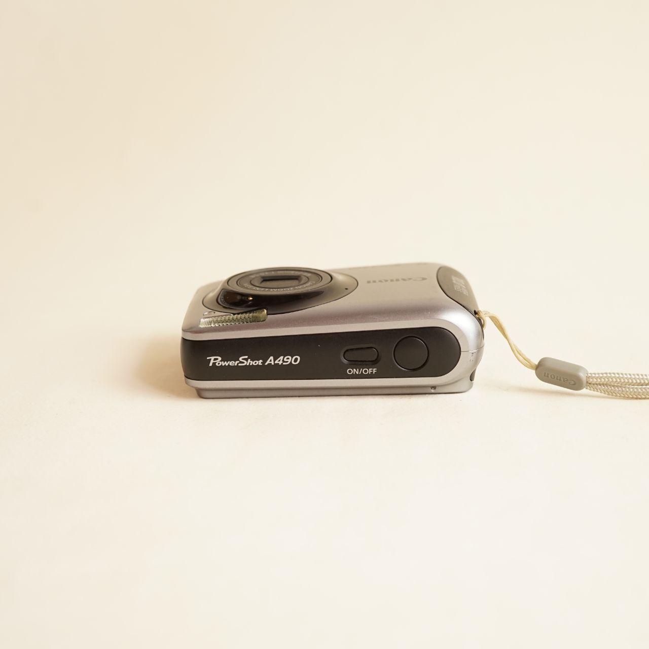 Canon PowerShot A490 Digital Camera | 10.0MP | Tested & Working | Silver
