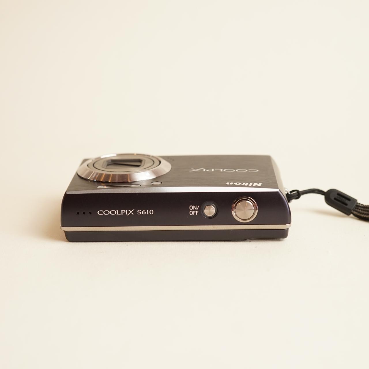 Nikon Coolpix S610 Digital Camera | 10MP | Tested & Working | Dark Purple