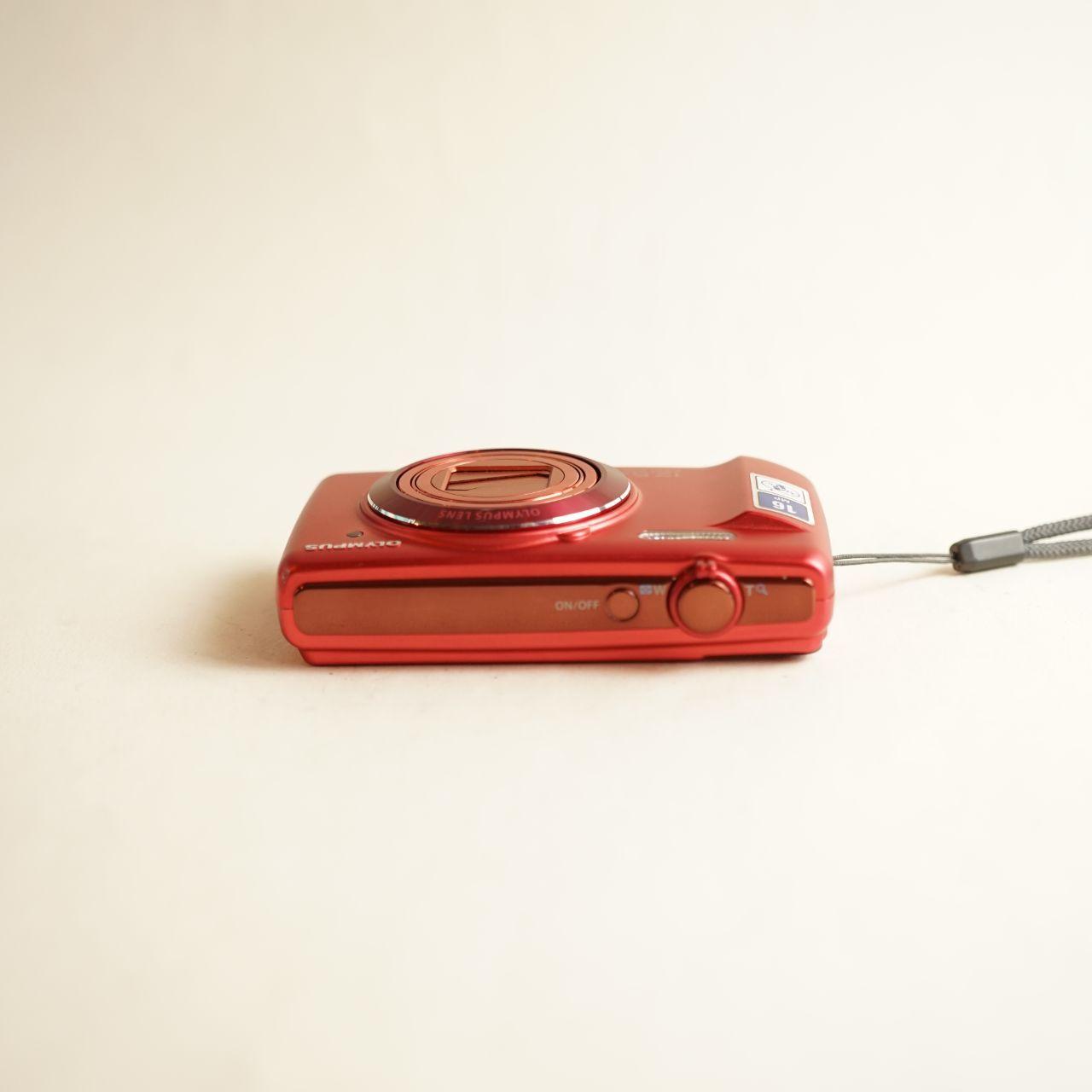 Olympus VR-370 Digital Camera | 16MP | Tested & Working | Red