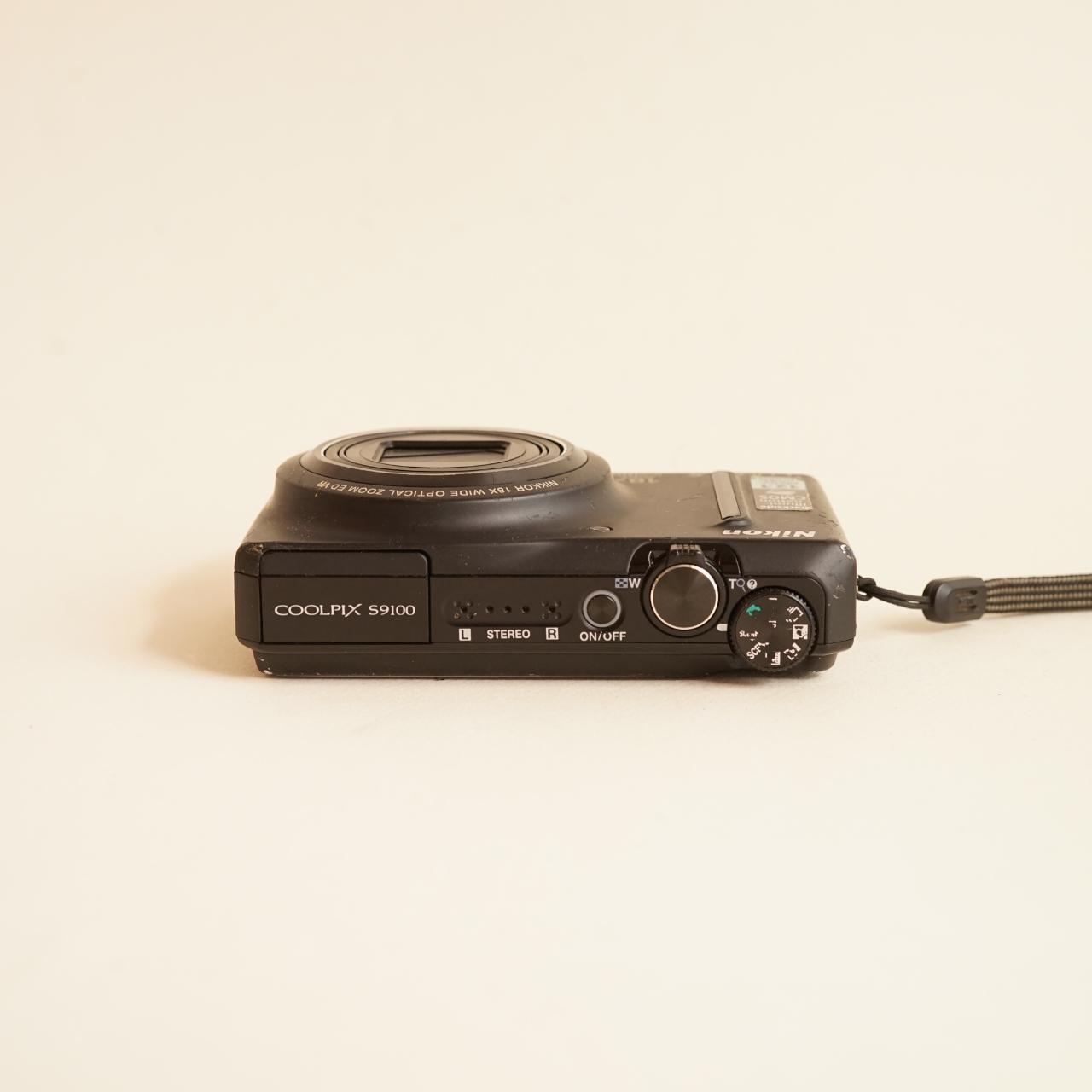 Nikon Coolpix S9100 Digital Camera | 12.1MP | Tested & Working | Black