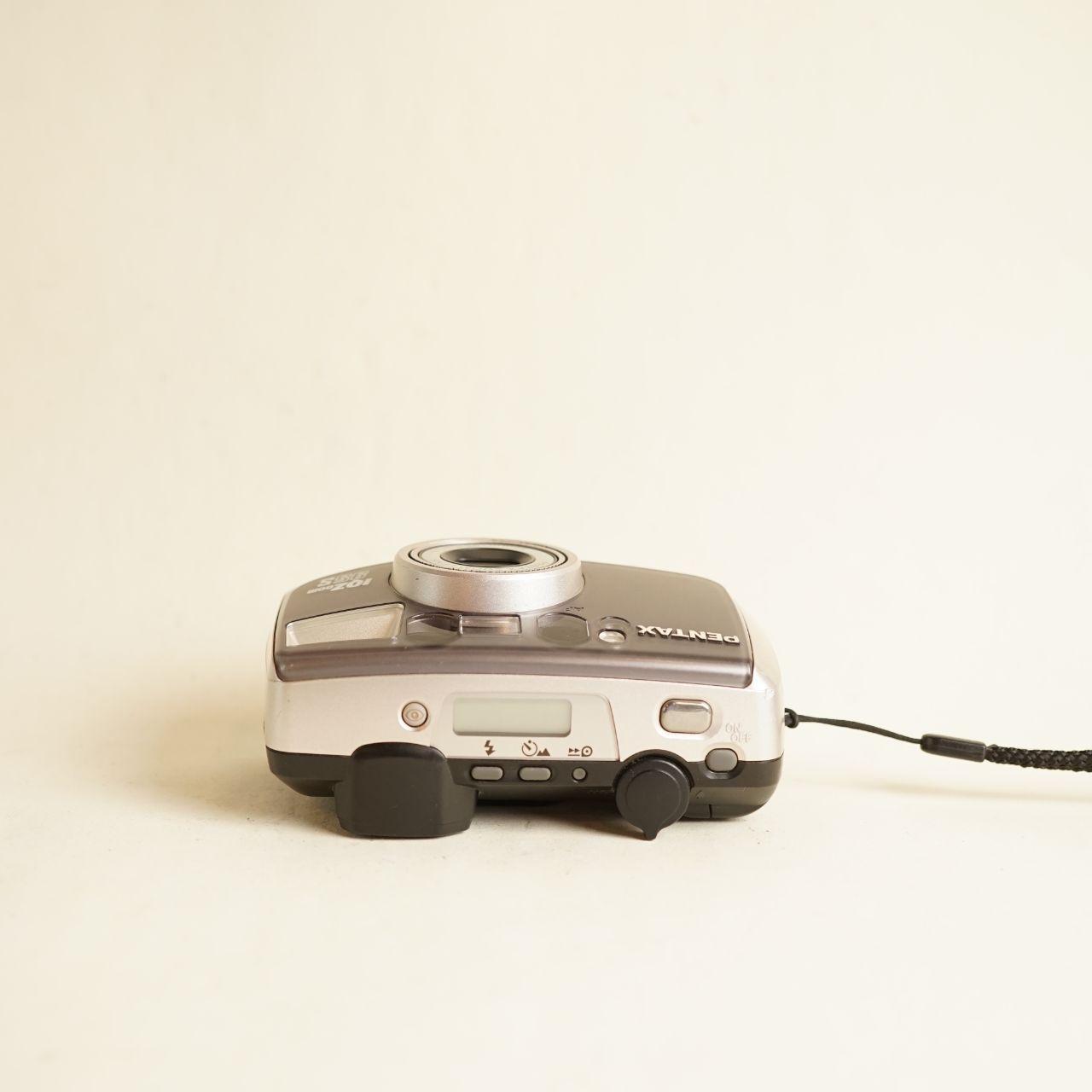 Pentax IQZoom 95S Film Camera | 35mm Point & Shoot | Tested & Working | Black