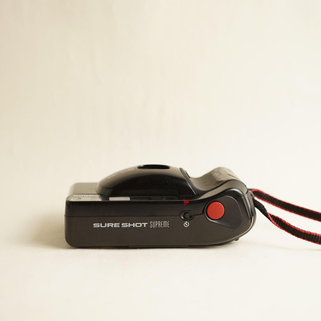 Canon Sure Shot Supreme Film Camera | 35mm Point & Shoot | Tested & Working | Black