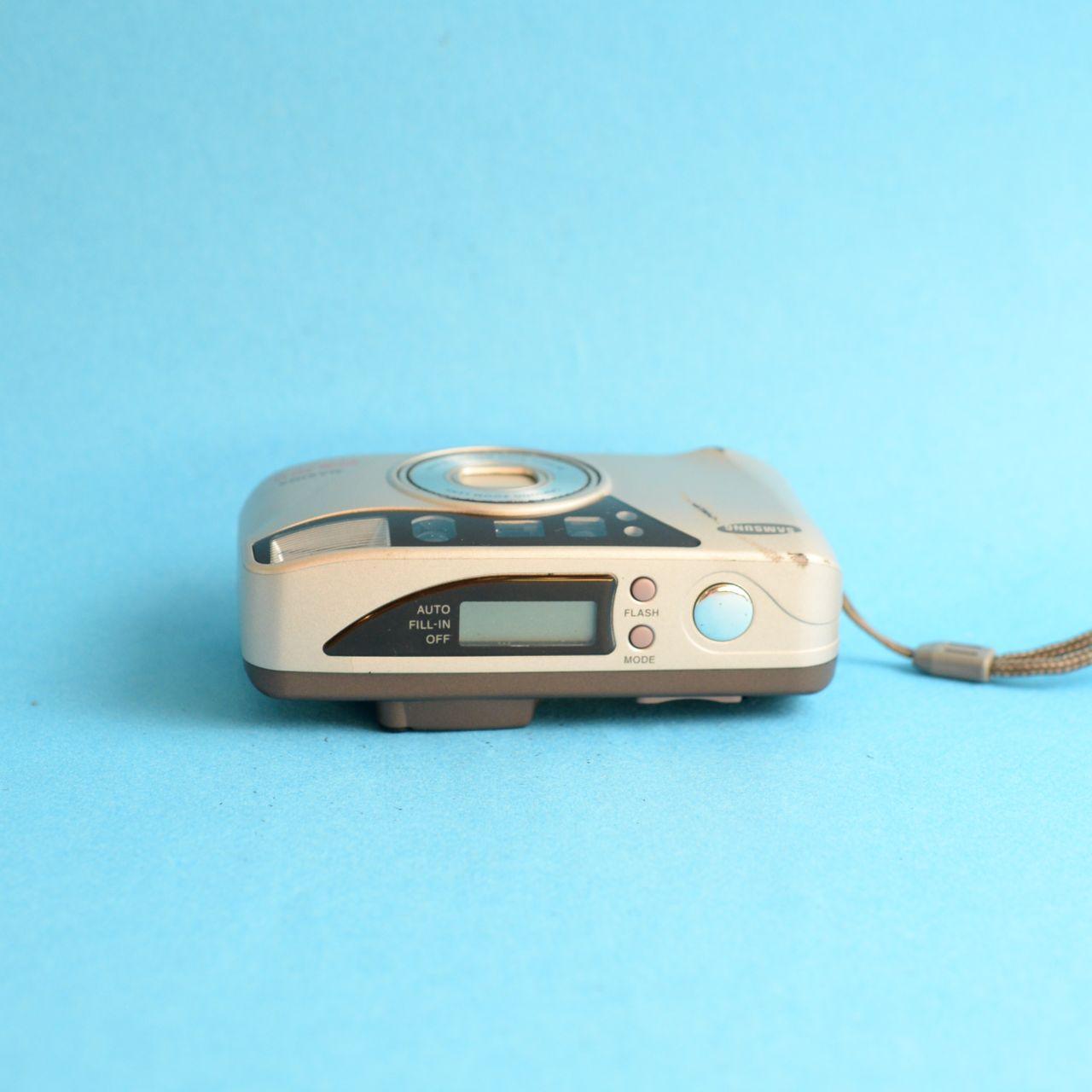 Samsung Maxima Zoom 70 XL Film Camera | 35mm Point & Shoot | Read Description | Silver