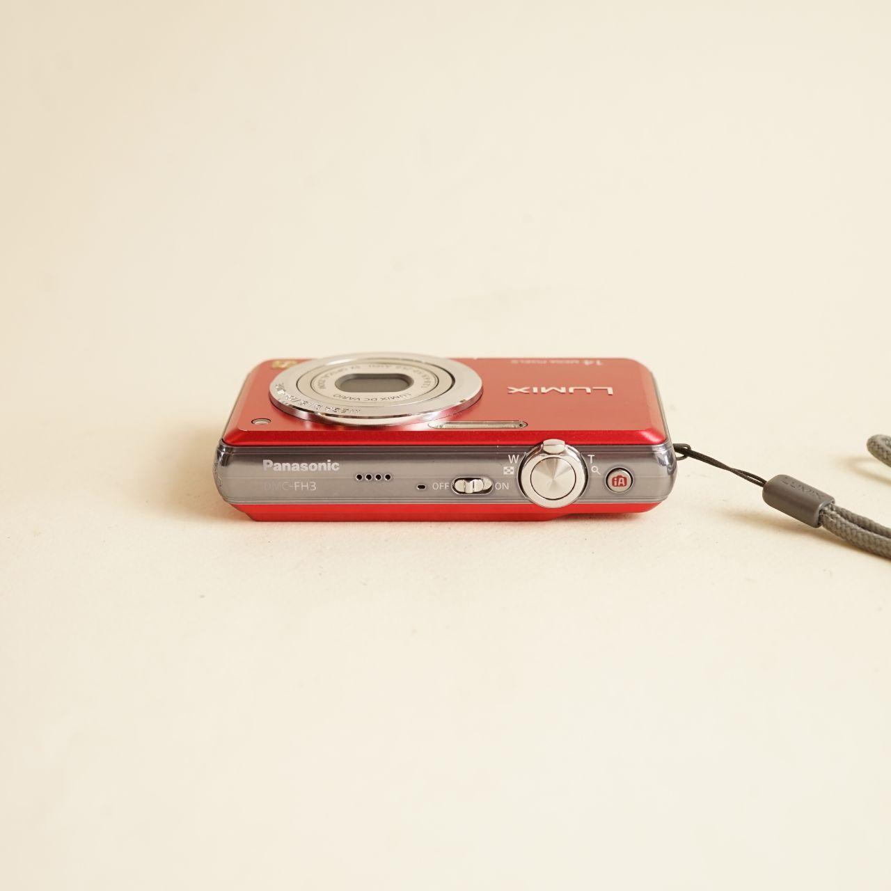 Panasonic Lumix DMC-FH3 Digital Camera | 14.1MP | Tested & Working | Red