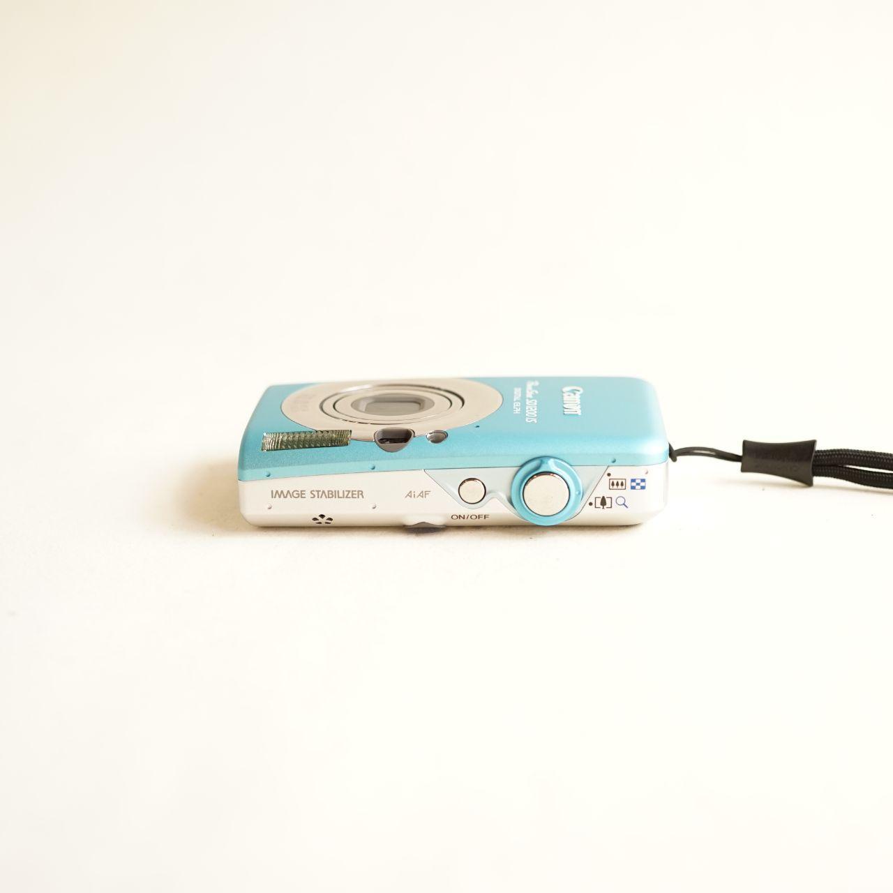 Canon PowerShot SD1200 IS Digital Camera | 10.0MP | Tested & Working | Blue