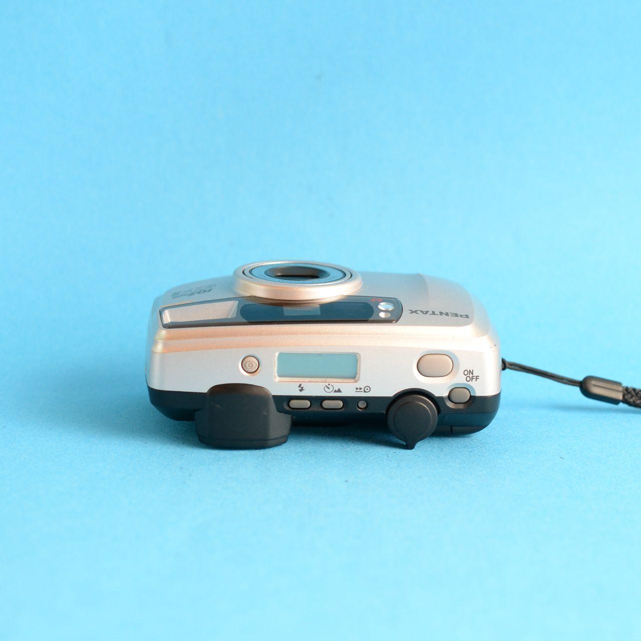 Pentax IQZoom EZY-S Film Camera | 35mm Point & Shoot | Tested & Working | Silver