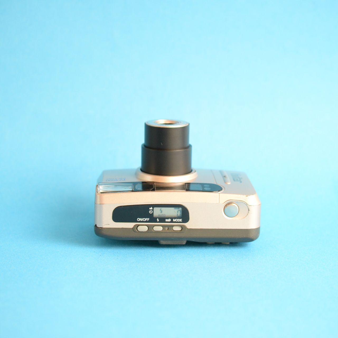 Vivitar PZ3090 Date-A-Print Film Camera | 35mm Point & Shoot | Tested & Working | Gold