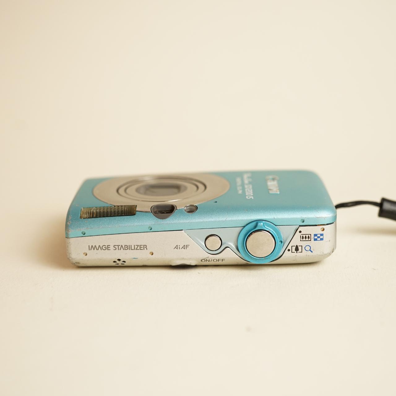 Canon PowerShot SD1200 IS Digital Camera | 10MP | Test & Working | Blue