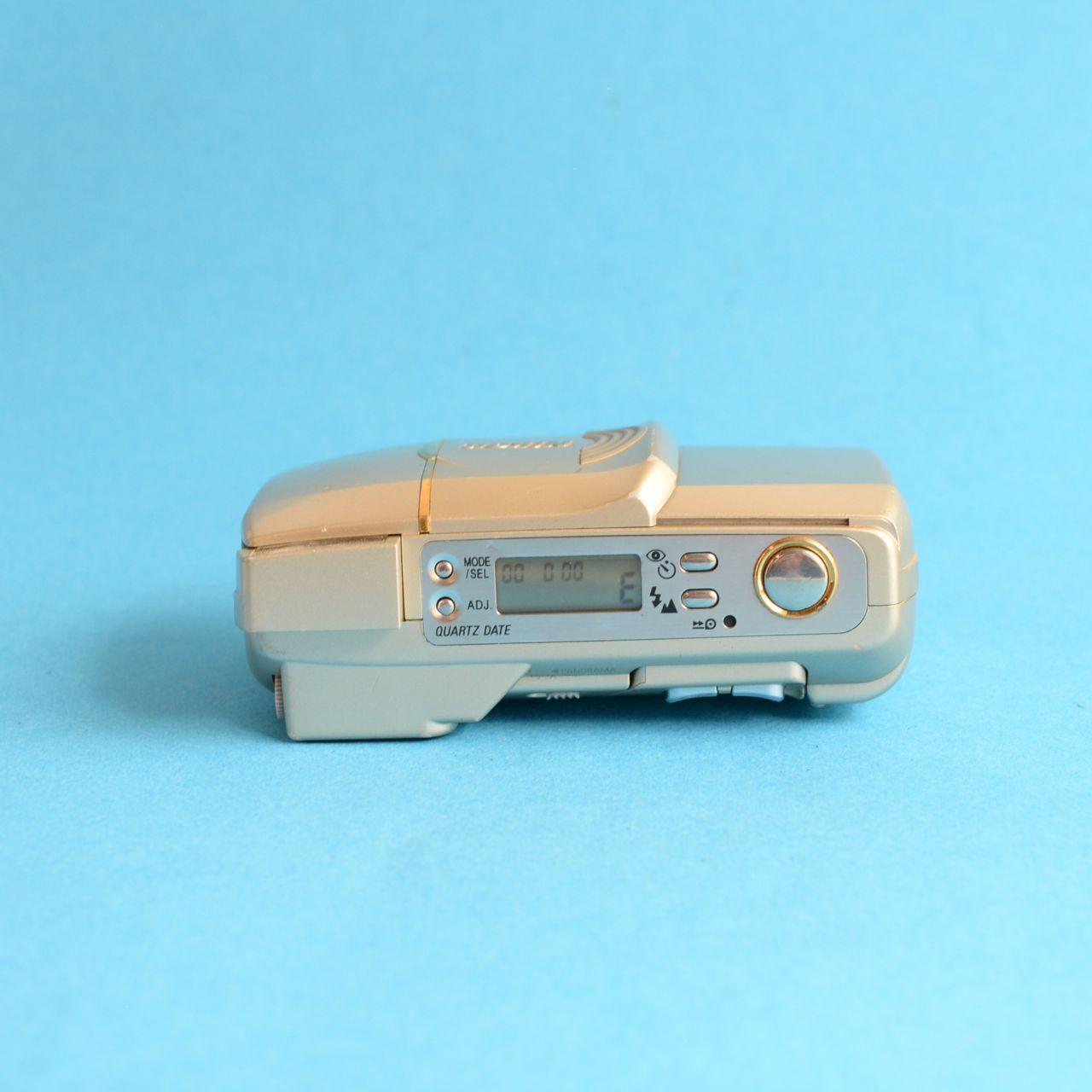 Nikon Lite Touch Zoom 120 Film Camera | 35mm Point & Shoot | Tested & Working | Gold