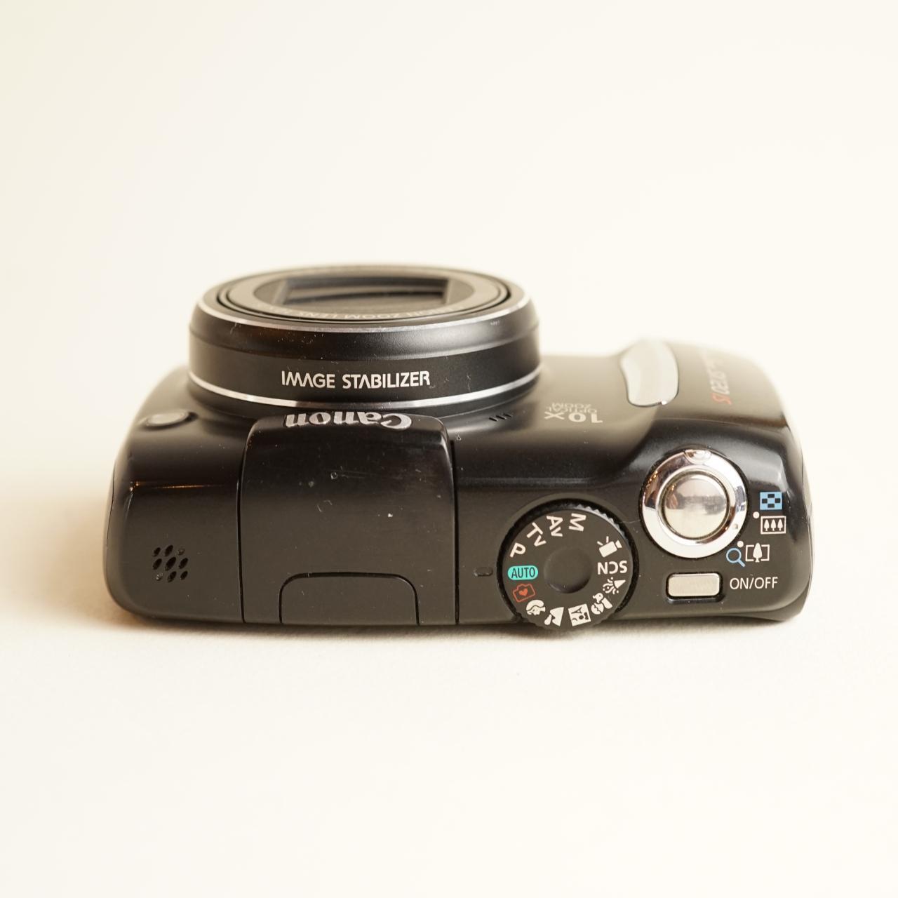 Canon PowerShot SX120 IS Digital Camera | 10MP | Tested & Working | Black