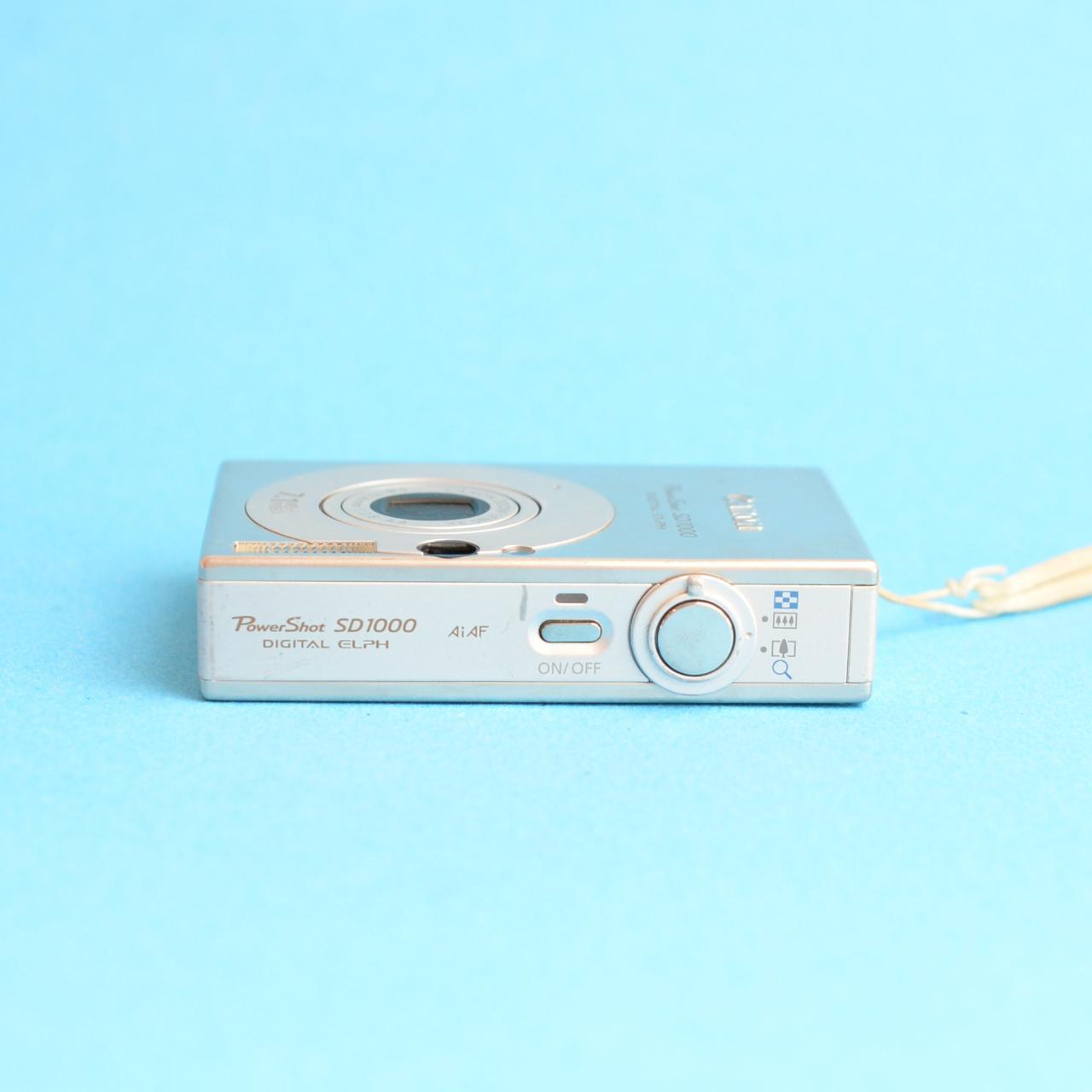 Canon PowerShot SD1000 Digital Camera | 7.1MP | Tested & Working | Silver