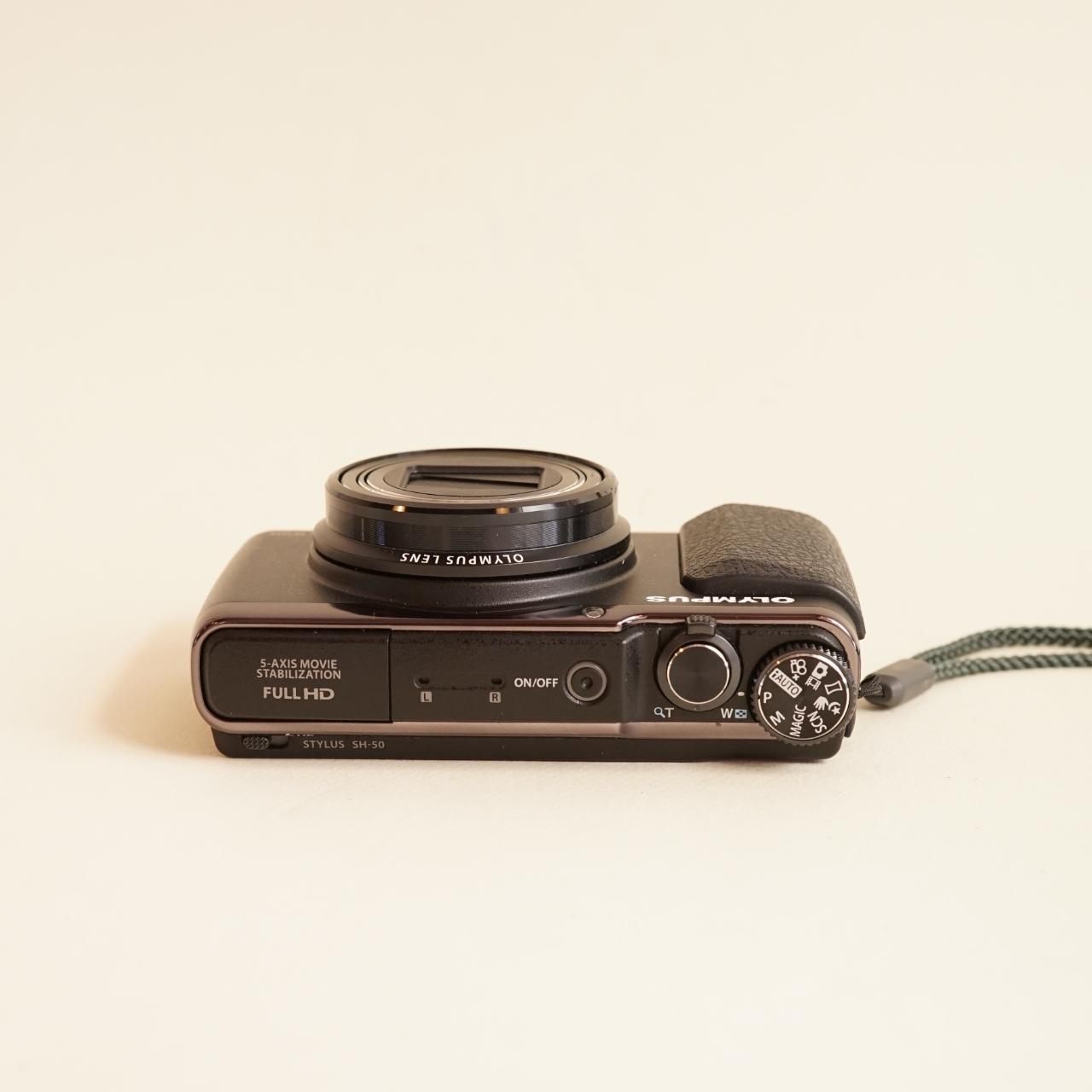 Olympus Stylus SH-50 Digital Camera | 16MP | Tested & Working | Black
