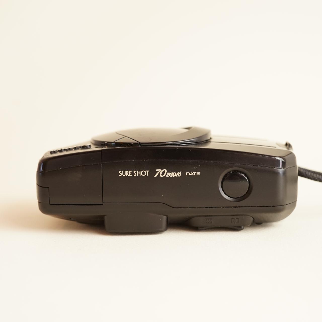 Canon Sure Shot 70 Zoom Film Camera | 35mm Point & Shoot | Read Description | Black