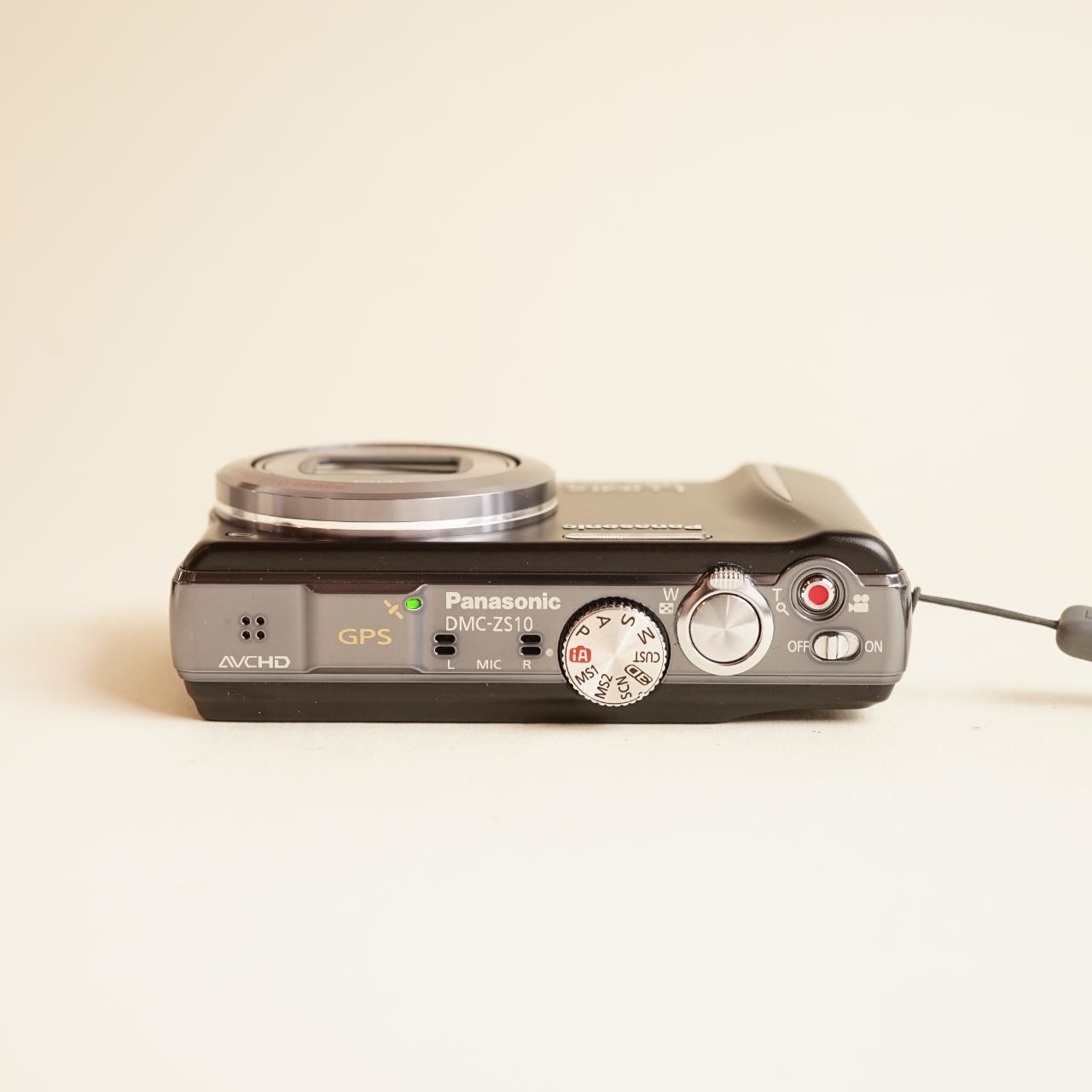 Panasonic Lumix DMC-ZS10 Digital Camera | 14.1MP | Tested & Working | Black